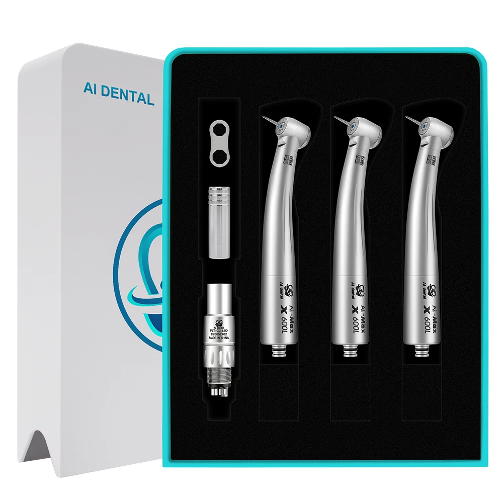 S3-X6NCL6 oral tool high speed handpiece set stainless steel body optic LED with coupler 6 holes
S3-X6NCL6 oral tool high speed handpiece set stainless steel body optic LED with coupler 6 holes