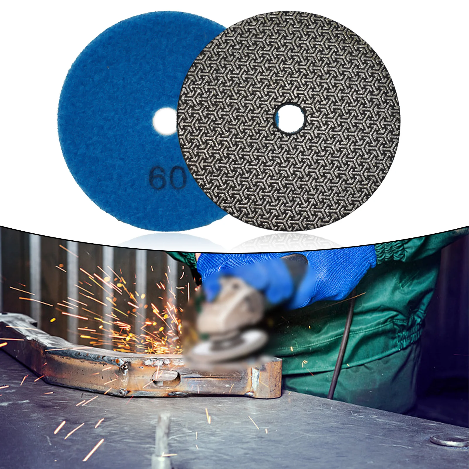 Durable Stone Tile Wood Polishing Pad Electroplated Pads Electroplated 60#/100#/200#/400# Diamond Polishing Pad
Durable Stone Tile Wood Polishing Pad Electroplated Pads Electroplated 60#/100#/200#/400# Diamond Polishing Pad