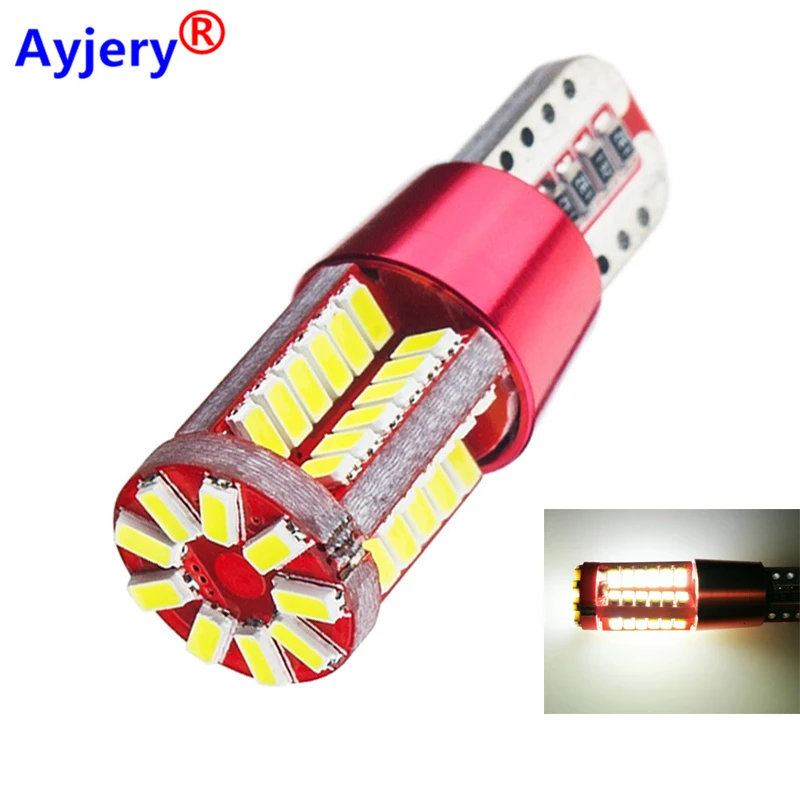 AYJERY 300PCS 12V T10 168 192 W5W 57 SMD 3014 LED Canbus No Error Car Marker Light Parking Lamp Motor Wedge Bulb White Red Blue
AYJERY 300PCS 12V T10 168 192 W5W 57 SMD 3014 LED Canbus No Error Car Marker Light Parking Lamp Motor Wedge Bulb White Red Blue