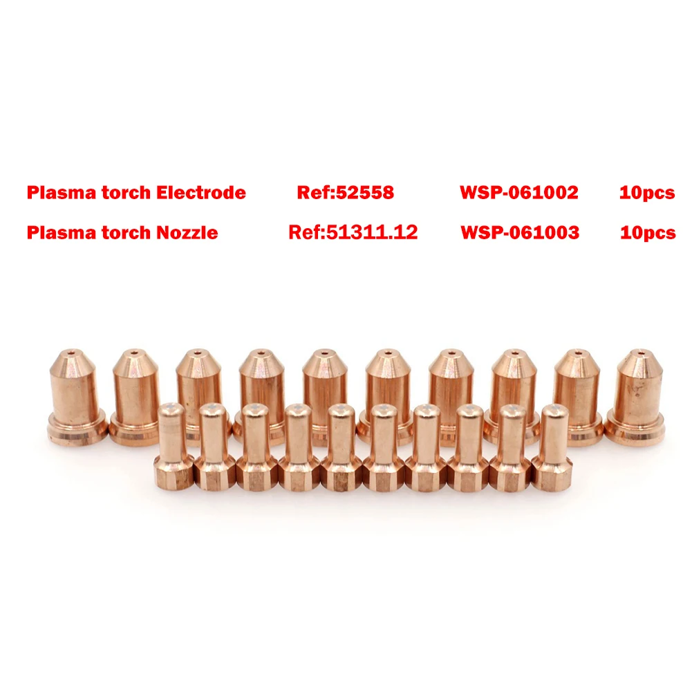 20pcs 52558 Plasma Cutting Torch Electrode Tips 1.0mm 1.1mm 1.2mm 51311 For PT80 IPT-80 Plasma Torch Nozzle Welding Parts
20pcs 52558 Plasma Cutting Torch Electrode Tips 1.0mm 1.1mm 1.2mm 51311 For PT80 IPT-80 Plasma Torch Nozzle Welding Parts