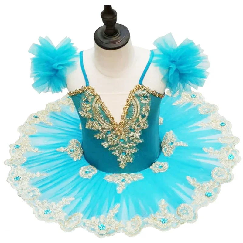 

Children's Ballet Dress performance dress Tutu fluffy gauze skirt Little Swan Dance sling girl ballet performance Costume