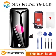 5Pcs For iPhone 7 Screen Replacement, LCD Display Screen Digitizer Assembly with Tool Kits Compatible for iPhone 7 Black White
5Pcs For iPhone 7 Screen Replacement, LCD Display Screen Digitizer Assembly with Tool Kits Compatible for iPhone 7 Black White