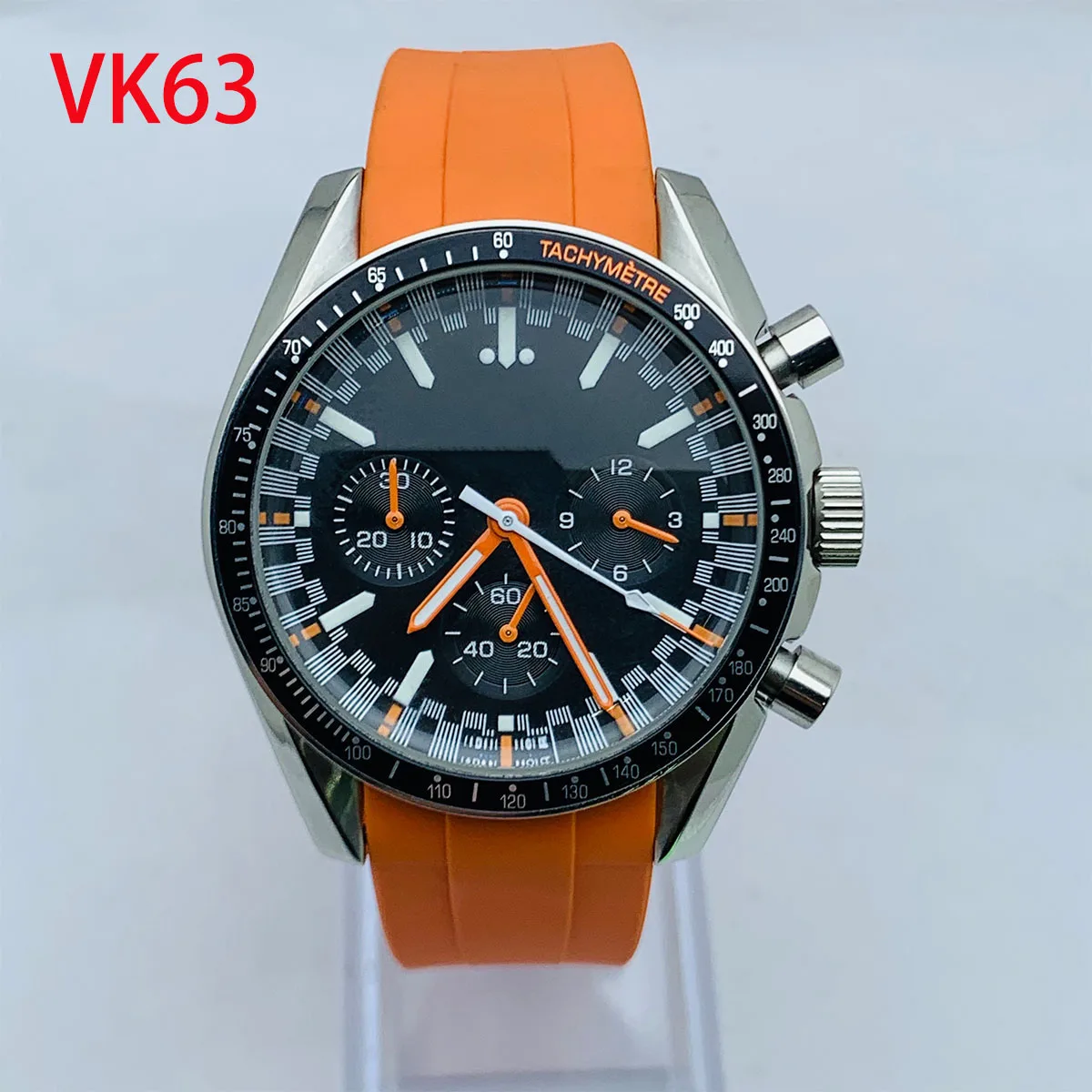 40mm mens watch VK63 Case quartz watch chronometer panda dial stainless steel case VK63 quartz movement
40mm mens watch VK63 Case quartz watch chronometer panda dial stainless steel case VK63 quartz movement