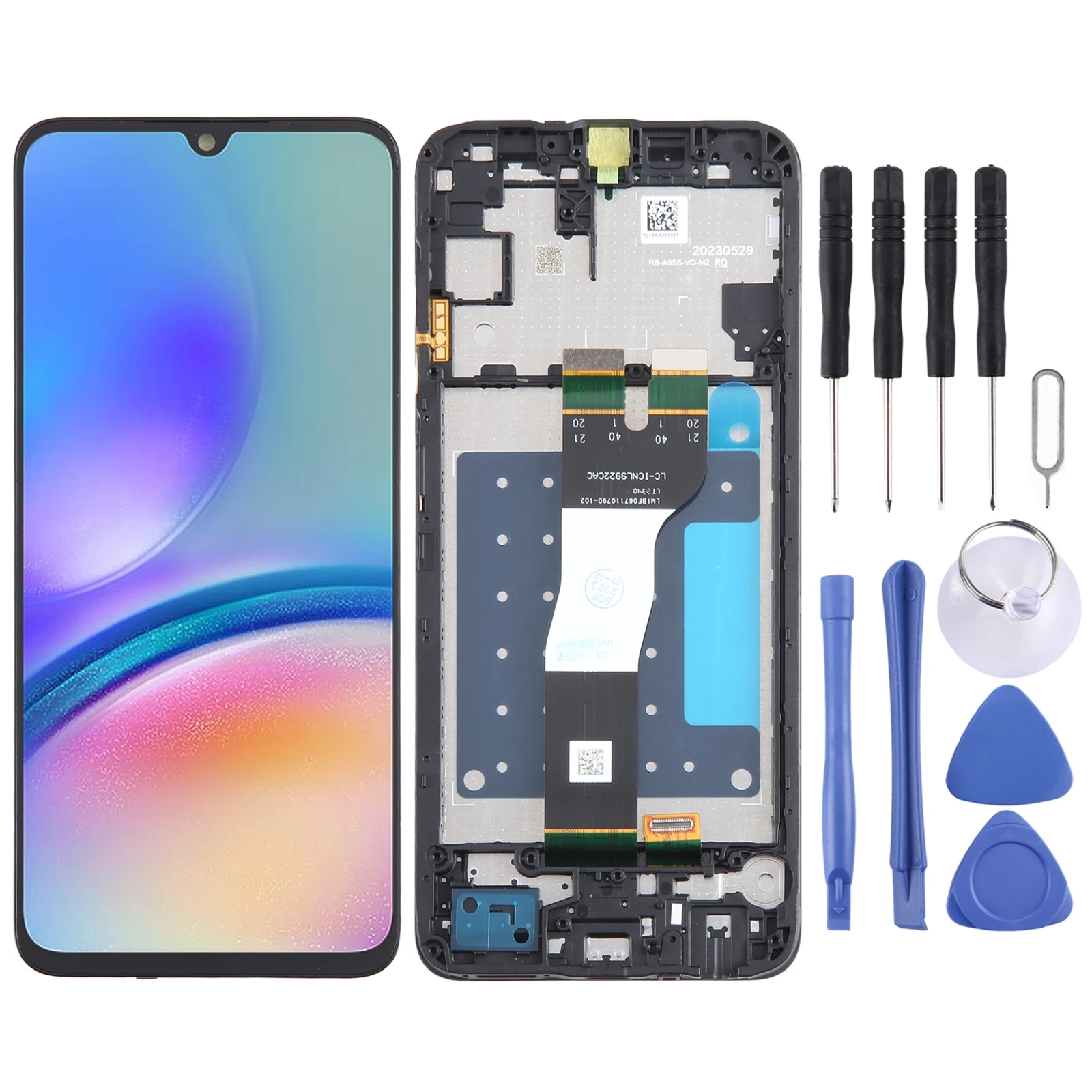 For Samsung Galaxy A05s SM-A057F Original LCD Screen Digitizer Full Assembly with Frame
For Samsung Galaxy A05s SM-A057F Original LCD Screen Digitizer Full Assembly with Frame