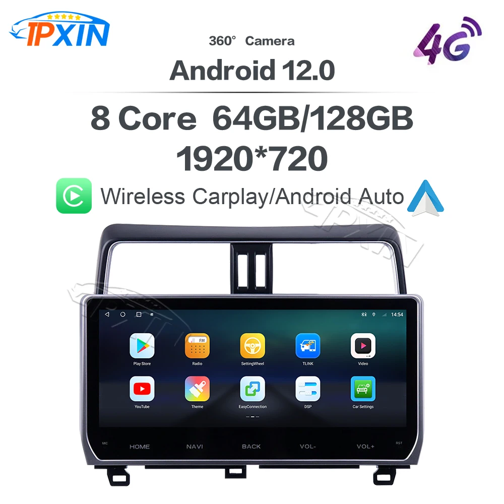Carplay Car Radio For Toyota Prado 2018 2019 2020 2021 2022 2023 Android 13 Multimedia Player Auto GPS Navigation DSP 4G WIFI
Carplay Car Radio For Toyota Prado 2018 2019 2020 2021 2022 2023 Android 13 Multimedia Player Auto GPS Navigation DSP 4G WIFI