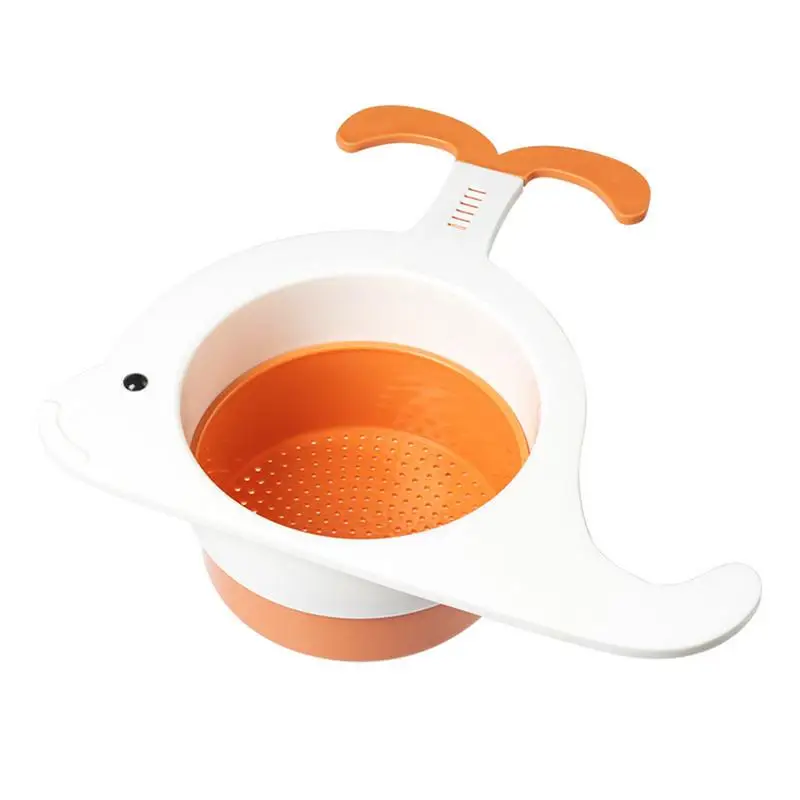 Small Colander Food Drainer Whale Sink Drain Basket Save Space Quick Drain Hook Design For Filter Moisture Store Vegetables Wash
Small Colander Food Drainer Whale Sink Drain Basket Save Space Quick Drain Hook Design For Filter Moisture Store Vegetables Wash
