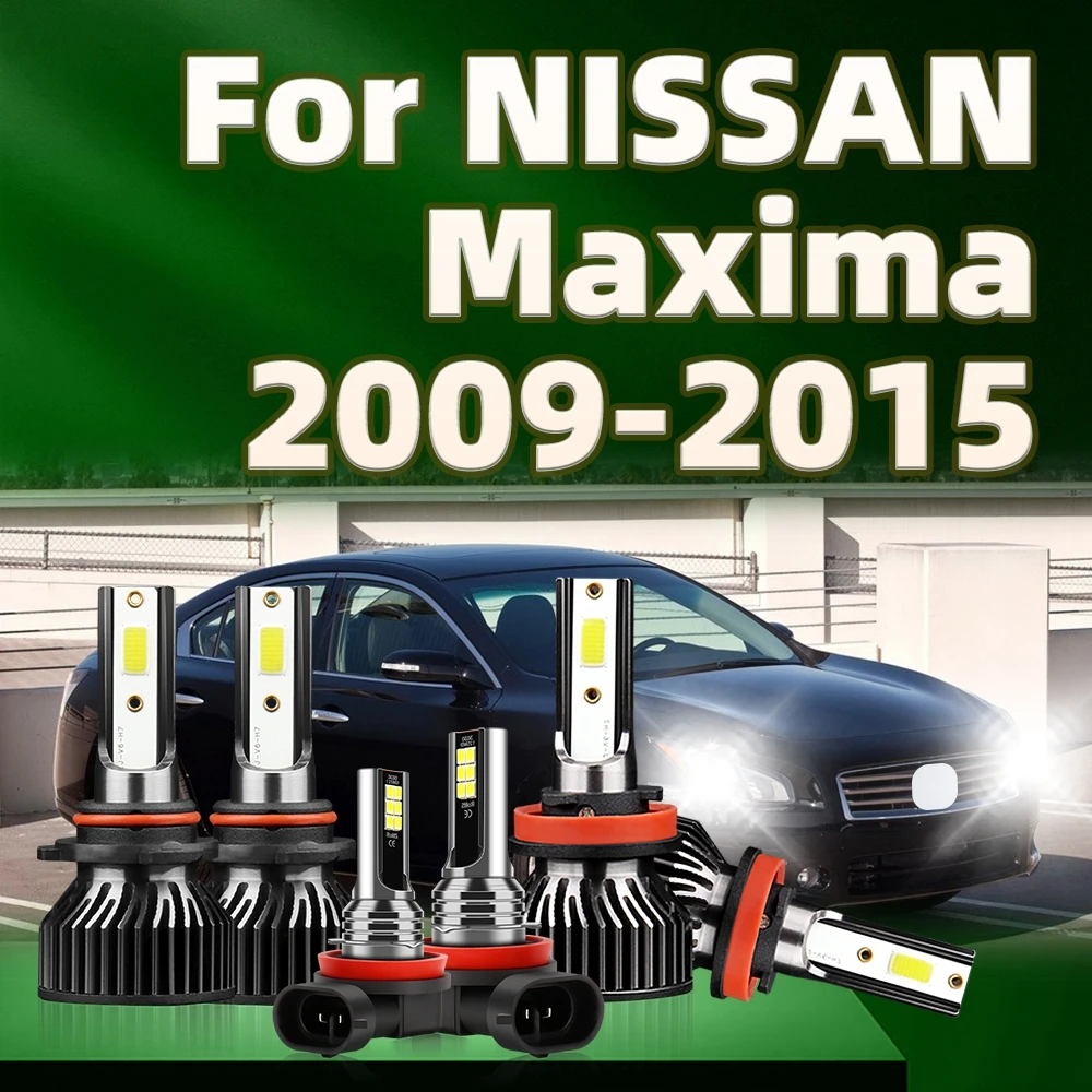 

6Pcs LED Bulb 30000LM H11 9005 Car Light Fog Lamp Kit 6000K For NISSAN Maxima 2009 2010 2011 2012 2013 2014 2015