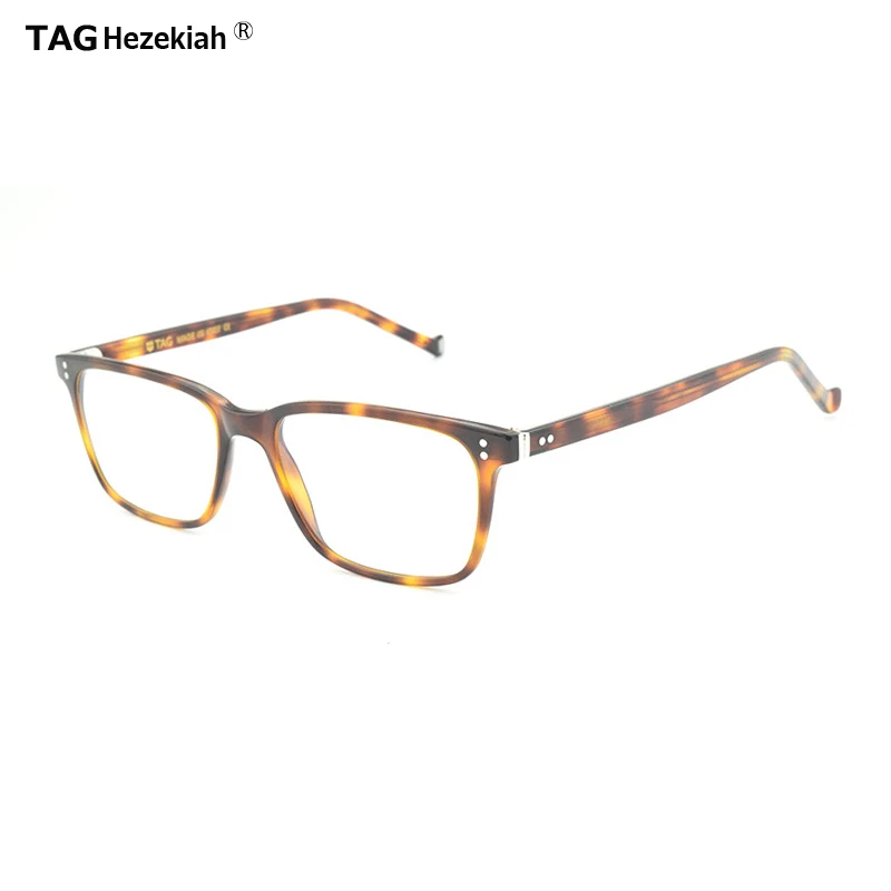 

TAG Hezekiah Retro glasses frame men women T182 Eyeglasses designer optical Myopia reading prescription Acetate Eyeweas frames