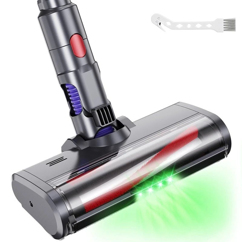 Насадка-щетка для турбины Dyson V7 V8 V10 V11 V15, запчасти с 4 фонариками для ковров и твердых полов
Насадка-щетка для турбины Dyson V7 V8 V10 V11 V15, запчасти с 4 фонариками для ковров и твердых полов