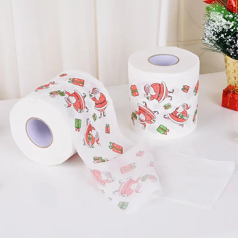 New Year Gifts 22m/Roll Santa Claus Reindeer Christmas Toilet Paper Christmas Decorations for Home Natale Noel Navidad 2023
New Year Gifts 22m/Roll Santa Claus Reindeer Christmas Toilet Paper Christmas Decorations for Home Natale Noel Navidad 2023