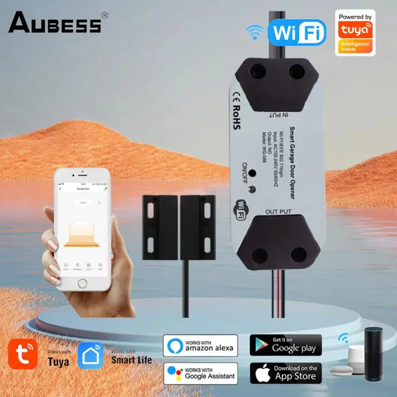 Tuya WiFi Smart Garage Door Opener Controller Voice Control Wireless Garage Door Switch Works With Alexa Google Home Smart Life
Tuya WiFi Smart Garage Door Opener Controller Voice Control Wireless Garage Door Switch Works With Alexa Google Home Smart Life