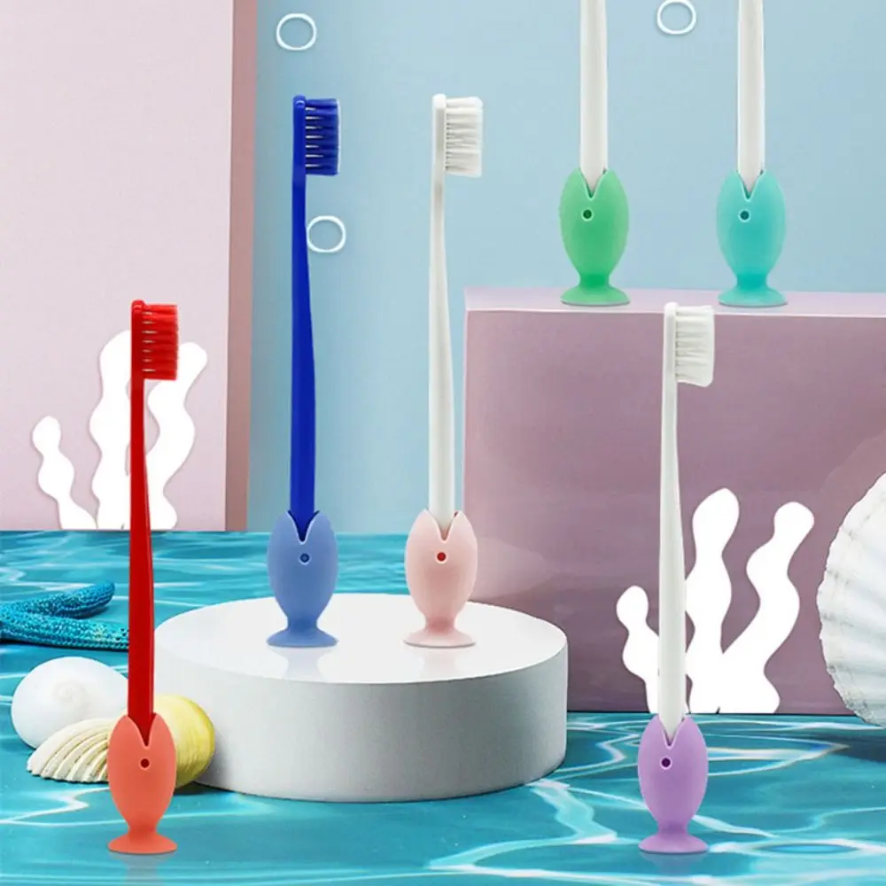 Saving Space Useful Fish Shape Non-slip Portable Toothbrush Holder Bathroom Storage Tool Toothbrush Base Toothbrush Bracket
Saving Space Useful Fish Shape Non-slip Portable Toothbrush Holder Bathroom Storage Tool Toothbrush Base Toothbrush Bracket