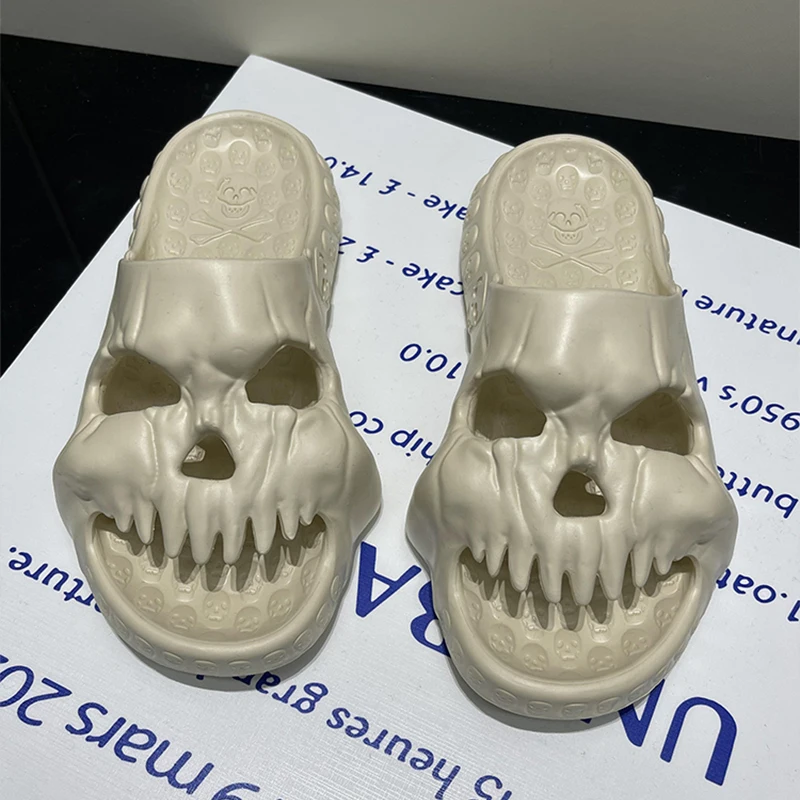 Cool Personalized Skull Designer Men's Women Slippers 2023 Summer Outdoor Slides Thick Bottom Beach Man Leisure Platform Sandals
Cool Personalized Skull Designer Men's Women Slippers 2023 Summer Outdoor Slides Thick Bottom Beach Man Leisure Platform Sandals