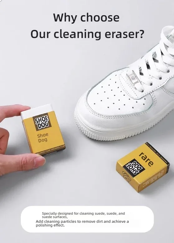 Premium Suede Eraser And Shoedog Shoe Brush Set for Sneakers And White Shoes Soft Material Damage-Free Portable Cleaning Tools Premium Suede Eraser And Shoedog Shoe Brush Set for Sneakers And White Shoes Soft Material Damage-Free Portable Cleaning Tools
