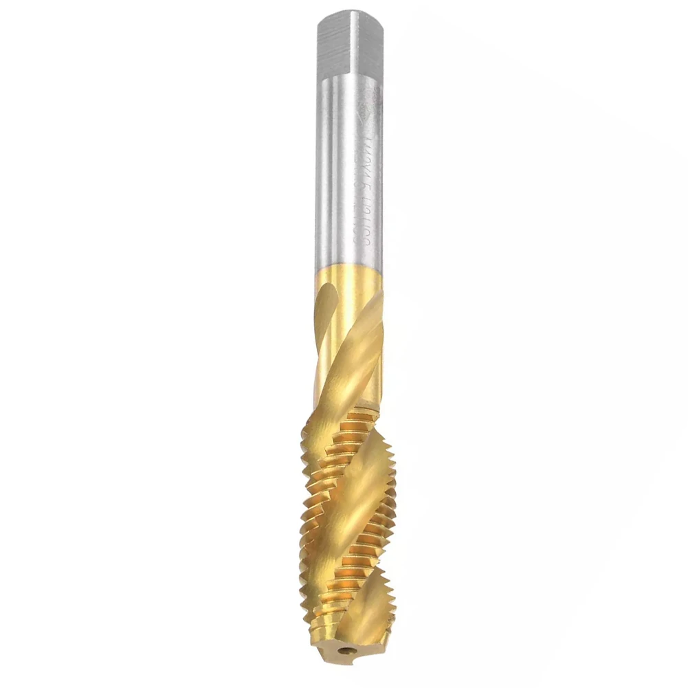 1pc Spiral Flute Thread Tap M12x 1.5 Thread Right Hand High Speed Steel Titanium Plated Machine Thread Tap For Metal Drilling
1pc Spiral Flute Thread Tap M12x 1.5 Thread Right Hand High Speed Steel Titanium Plated Machine Thread Tap For Metal Drilling