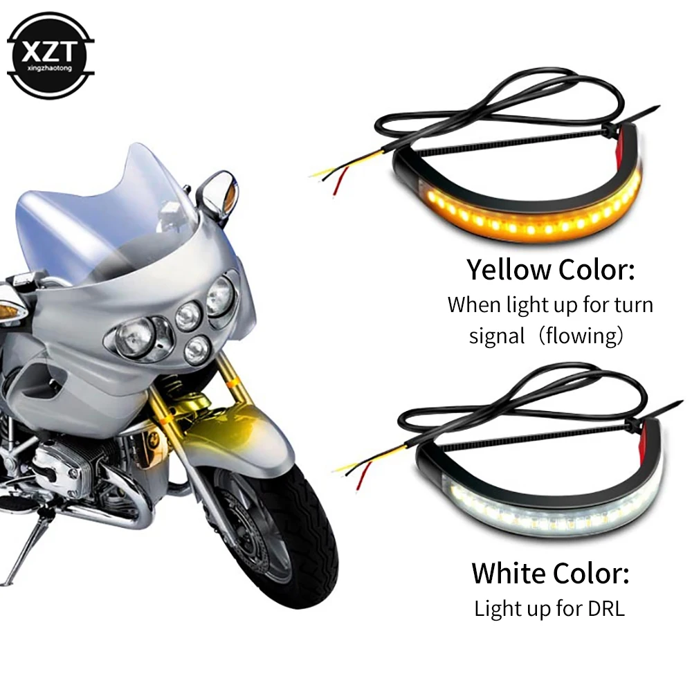 Универсальный светодиодный сигнал поворота для мотоцикла, фонарь DRL желтого и белого цветов, кольцевая вилка, Полоска, мигающая лампа, 12 В, 2 шт.
Универсальный светодиодный сигнал поворота для мотоцикла, фонарь DRL желтого и белого цветов, кольцевая вилка, Полоска, мигающая лампа, 12 В, 2 шт.