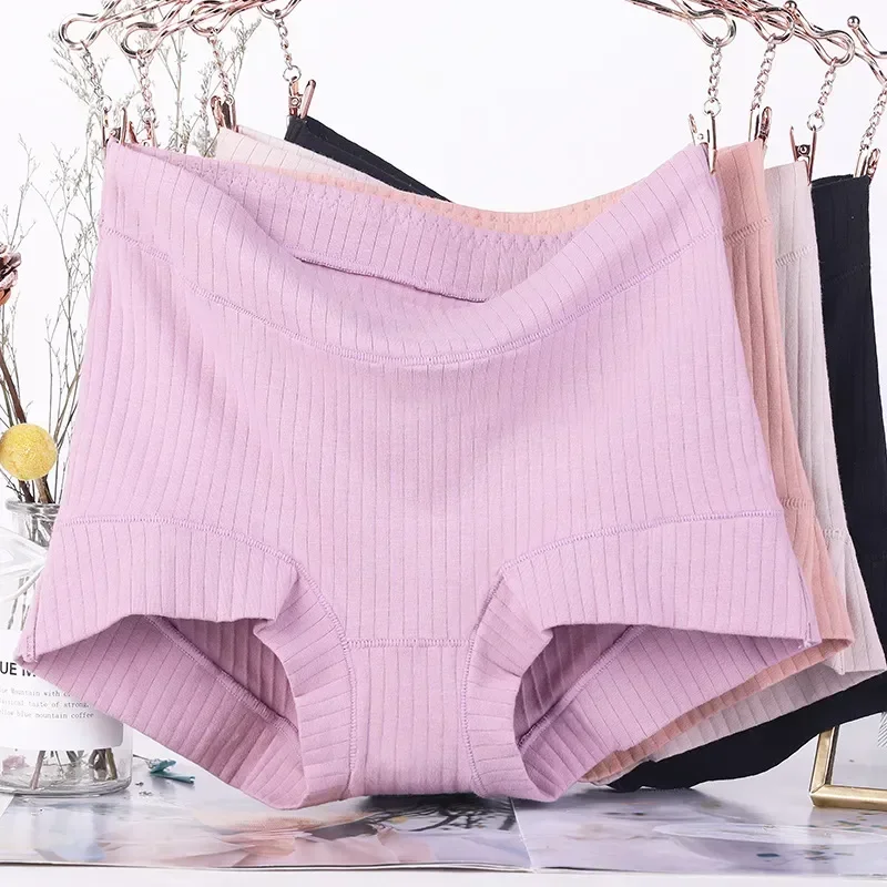 Antibacterial Striped High Boyshort Cotton Underpants XL Womens Panties Female Breathable Lingerie Intimates Underwear Waist
Antibacterial Striped High Boyshort Cotton Underpants XL Womens Panties Female Breathable Lingerie Intimates Underwear Waist