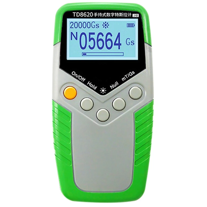 

TD8620 Permanent Magnet Meter Handheld Digital Tesla Meter Magnetic Flux Meter Surface Magnetic Field Test 5% Accuracy Promotion