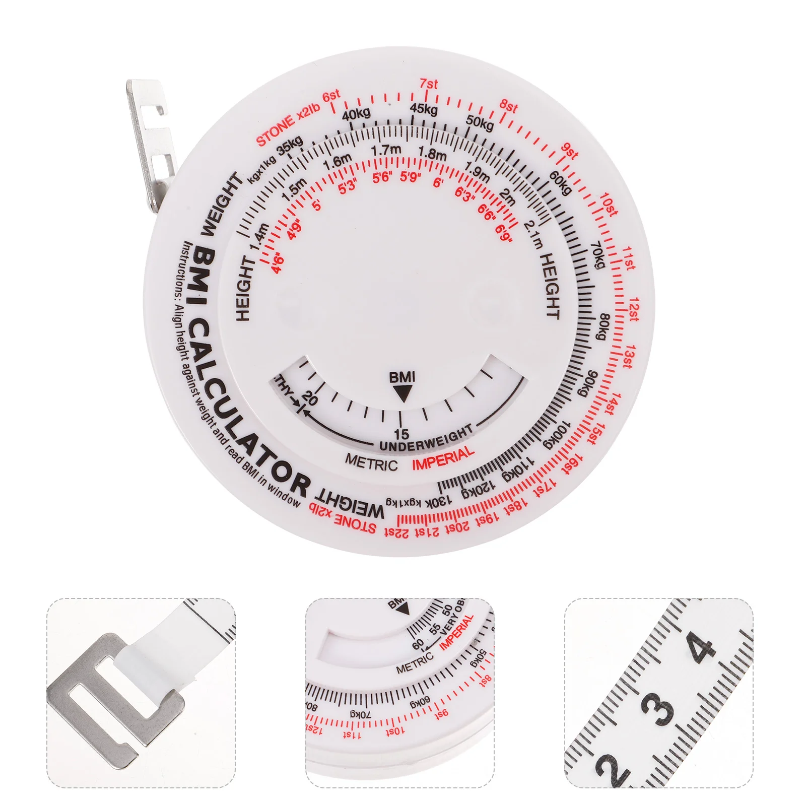 Plastic Waist Ruler Tape Measure for Body Measurement Measuring Weight Tailor Circumference Tailors Child 
Plastic Waist Ruler Tape Measure for Body Measurement Measuring Weight Tailor Circumference Tailors Child