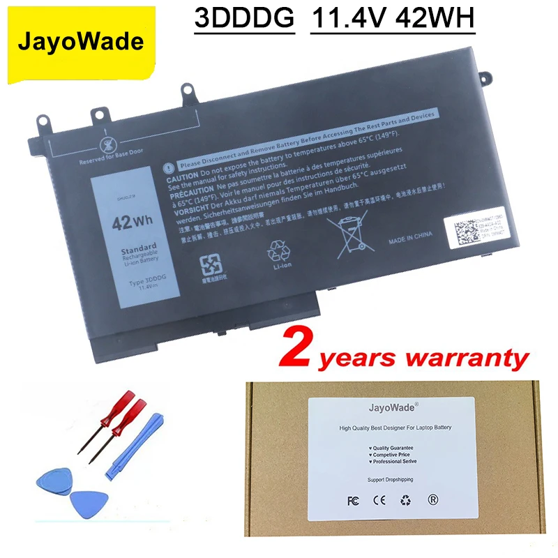 Аккумулятор JayoWade 3dddg для Dell Latitude E5280 E5480 E5580 E5290 E5490 E5491 E5591 E5495 P27S Series 080JT9 03VC9Y 00JWGP 42Wh
Аккумулятор JayoWade 3dddg для Dell Latitude E5280 E5480 E5580 E5290 E5490 E5491 E5591 E5495 P27S Series 080JT9 03VC9Y 00JWGP 42Wh