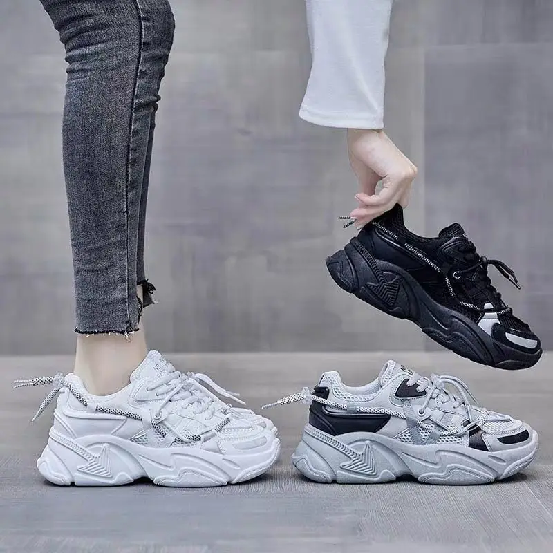 On Platform Women's Sneakers Free Shipping Platform Spring Autumn Chunky Tennis Female Casual Sports Shoes Basketball Shoe Black
On Platform Women's Sneakers Free Shipping Platform Spring Autumn Chunky Tennis Female Casual Sports Shoes Basketball Shoe Black