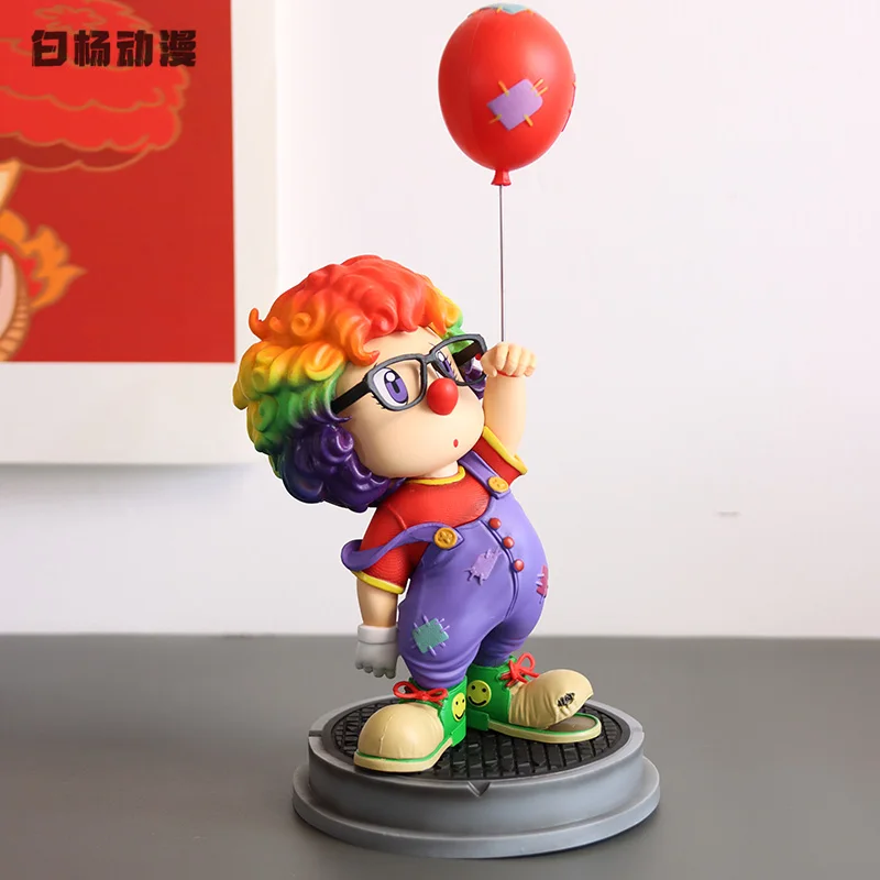 

Воздушный шар Arale, украшение для стола клоуна, ручная анимация, периферийная модель Q версия, милая кукла, подарок Givanda