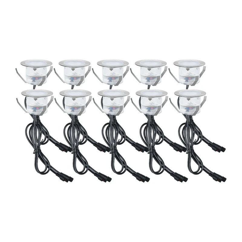 10PCS Outdoor LED Deck Light IP67 Waterproof Recessed Stair Deck Lights RGB Buried Light Power Controller Set
10PCS Outdoor LED Deck Light IP67 Waterproof Recessed Stair Deck Lights RGB Buried Light Power Controller Set