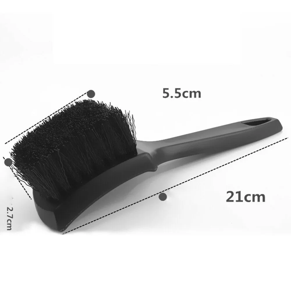 

Car Wheel Tire Rim Scrub Brush Auto Detailing Brush Washing Cleaning Tools Car Accessories High-quality Cleaning Brushes