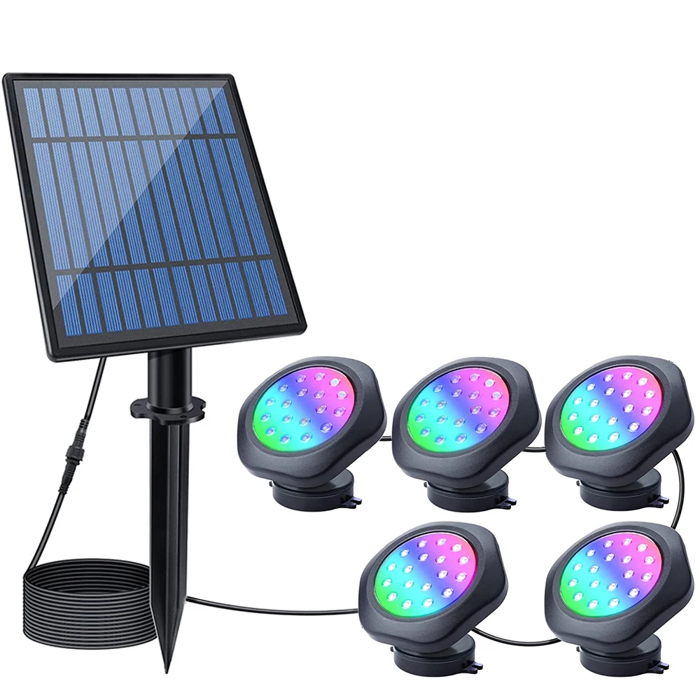 Solar Underwater Pond LED Lights RGB Swimming Pool Lamp Waterproof IP68 Outdoor Garden Lawn Fountains Aquarium Spotlight Lamp
Solar Underwater Pond LED Lights RGB Swimming Pool Lamp Waterproof IP68 Outdoor Garden Lawn Fountains Aquarium Spotlight Lamp