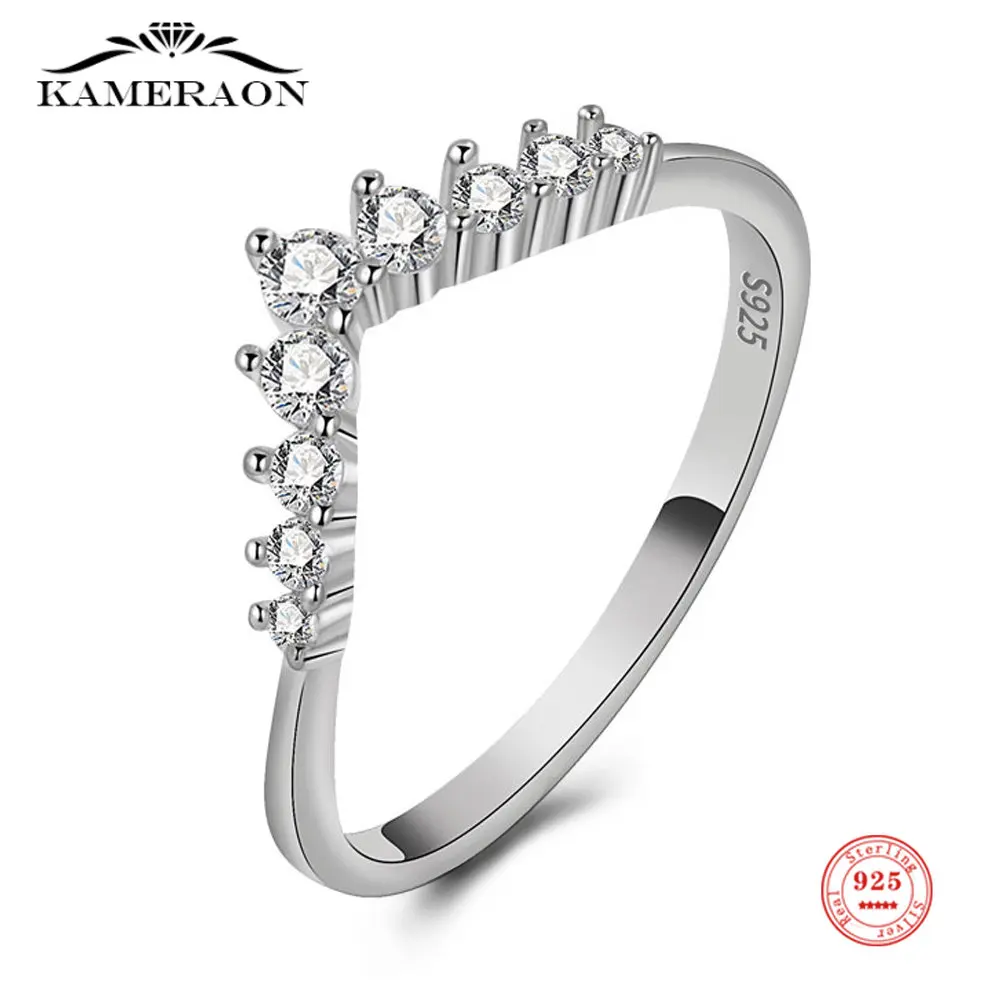Kameraon 925 Sterling Silver Rings for Women Jewelry Female Accessories Heart V Shape CZ Valentine's Day Girls Adjustable Rings
Kameraon 925 Sterling Silver Rings for Women Jewelry Female Accessories Heart V Shape CZ Valentine's Day Girls Adjustable Rings
