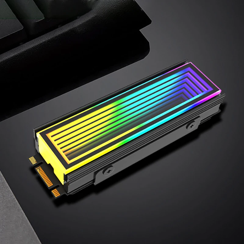 5V ARGB Sync PC 2280 SSD M2 Radiator PC RGB M.2 NVMe Radiator High Efficiency Radiator Endless Abyss Effect Gaming Entertainment
5V ARGB Sync PC 2280 SSD M2 Radiator PC RGB M.2 NVMe Radiator High Efficiency Radiator Endless Abyss Effect Gaming Entertainment