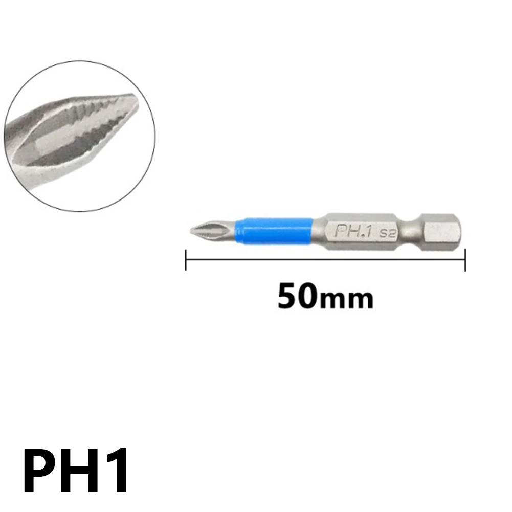 12pcs 50mm Screwdriver Bit Set Anti Non-slip Alloy Steel Screwdriver Bit Magnetic Electric Impact Screw Driver PH1 PH2 PH3 PZ1
12pcs 50mm Screwdriver Bit Set Anti Non-slip Alloy Steel Screwdriver Bit Magnetic Electric Impact Screw Driver PH1 PH2 PH3 PZ1