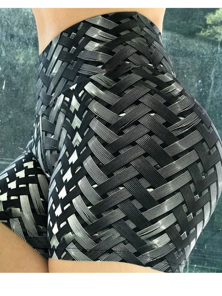 Weave Pattern Printed Summer Shorts for Women Skinny Yoga Push Up Fitness Workout High Waist Bottom
Weave Pattern Printed Summer Shorts for Women Skinny Yoga Push Up Fitness Workout High Waist Bottom