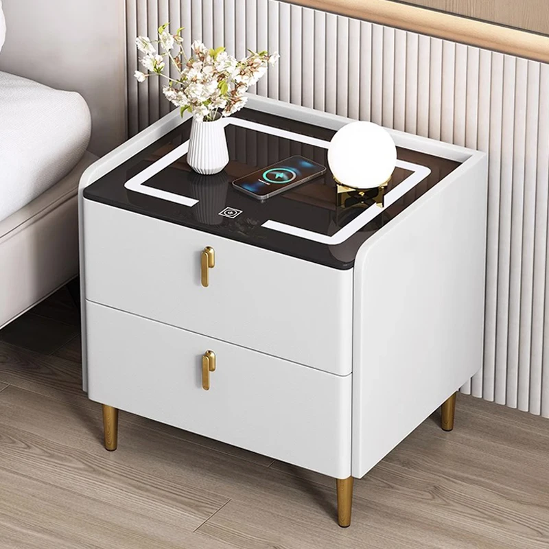 

Coffee Nightstand Bed Bedside Nordic Modern Bedroom Side Table Luxury Living Room Dressers Table De Chevet Chambre Furniture