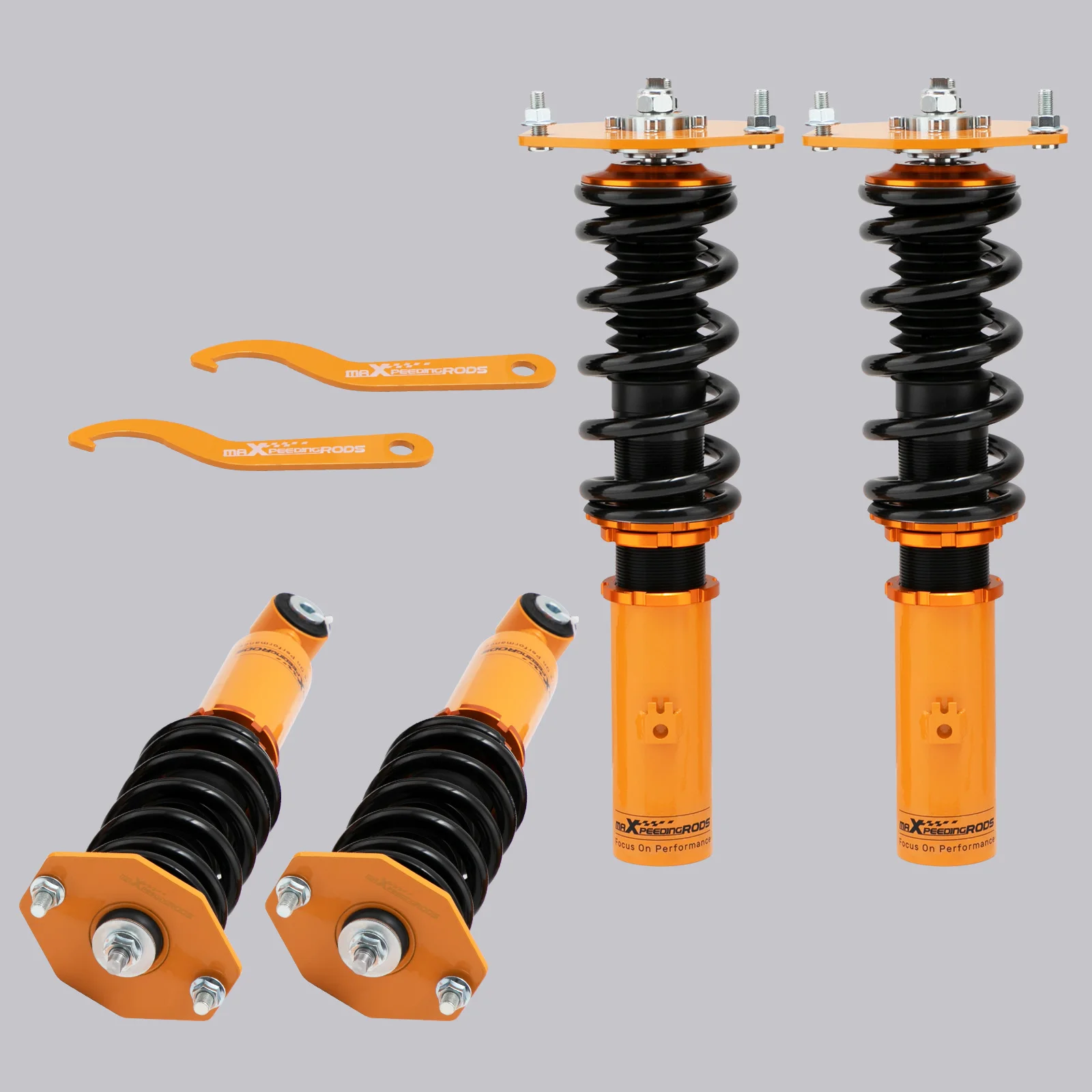 

Maxpeedingrods Coilovers Shocks Absorbers For Mitsubishi 3000GT 1991-1999 FWD Adjustable Coilovers Shock Absorber