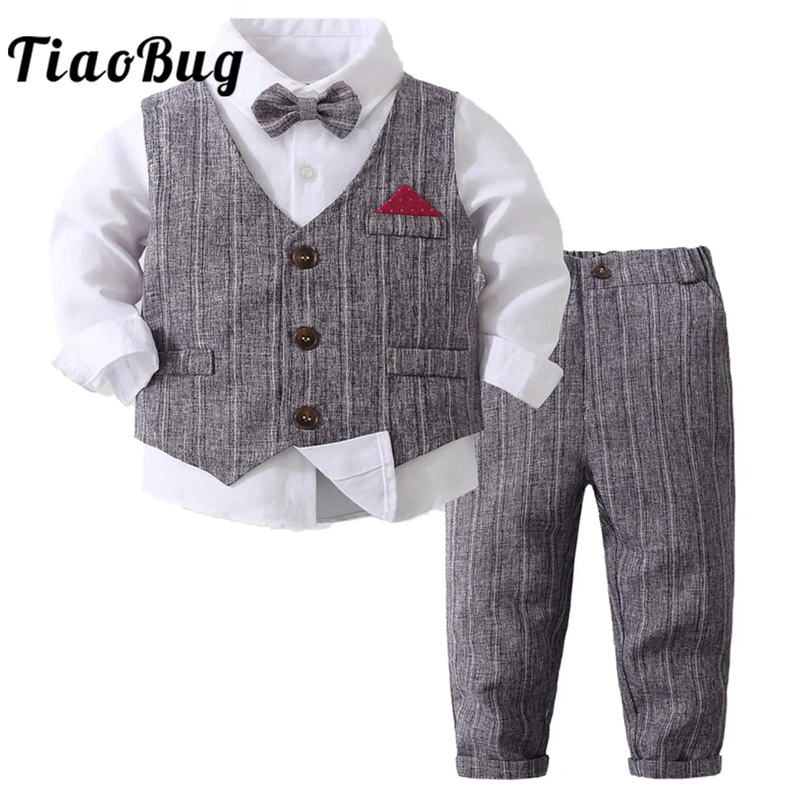 Toddler Boys Wedding Suit for Boy British Style Formal Clothes Set Kids Gentleman Outfit Evening Birthday Party Christening Wear
Toddler Boys Wedding Suit for Boy British Style Formal Clothes Set Kids Gentleman Outfit Evening Birthday Party Christening Wear