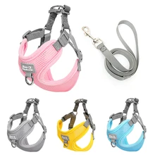 Dog Harness Vest and Leash Set for Small Medium Dogs Adjustable Soft Breathable Mesh Traction Rope For Pet Puppy Cat Supplies
Dog Harness Vest and Leash Set for Small Medium Dogs Adjustable Soft Breathable Mesh Traction Rope For Pet Puppy Cat Supplies