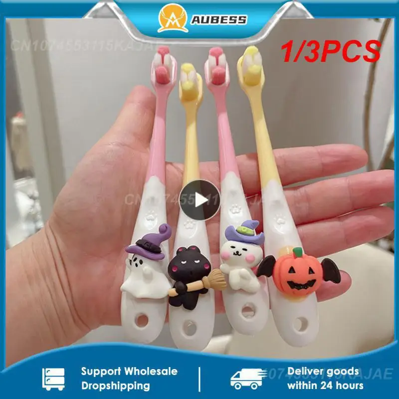 1/3PCS Halloween Cartoon Childrens Toothbrush Funny Deep Cleaning Toothbrush Household Soft Cleaning Toothbrush Kids Oral Health
1/3PCS Halloween Cartoon Childrens Toothbrush Funny Deep Cleaning Toothbrush Household Soft Cleaning Toothbrush Kids Oral Health