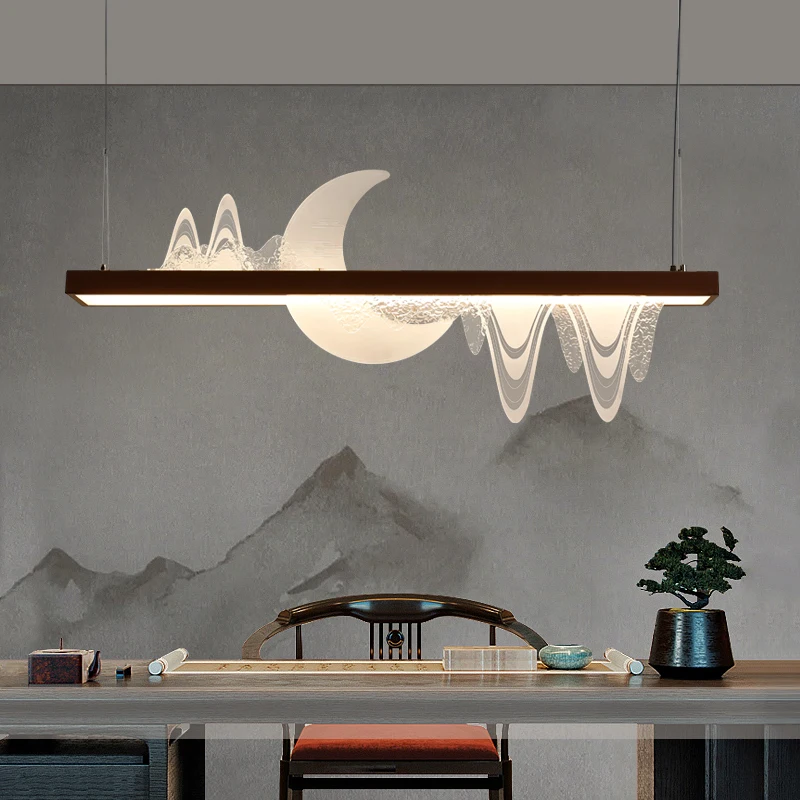 New Chinese Living Room Pendant Lamps Landscape Lamp Designer Model Room Hotel Tea Room Decoration Restaurant Zen Chandeliers
New Chinese Living Room Pendant Lamps Landscape Lamp Designer Model Room Hotel Tea Room Decoration Restaurant Zen Chandeliers