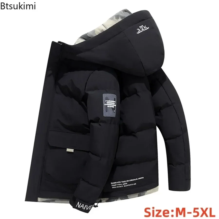 2024Autumn Winter Jacket Men with Hood Cotton Padded Parka Jacket Men Korean Fashion Streetwear Thick&Warm Casual Coats Size 5XL
2024Autumn Winter Jacket Men with Hood Cotton Padded Parka Jacket Men Korean Fashion Streetwear Thick&Warm Casual Coats Size 5XL