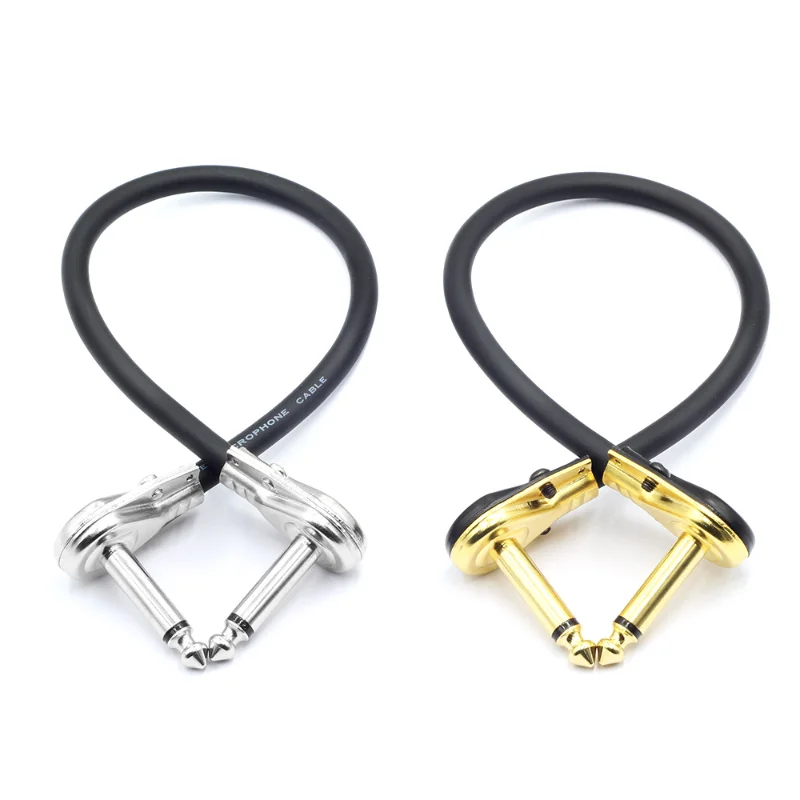 Guitar Patch Pedal Cable 30/15cm Professional Right Angle Guitar Effect Pedal Cables Cord Copper Wire Guitar Accessories
Guitar Patch Pedal Cable 30/15cm Professional Right Angle Guitar Effect Pedal Cables Cord Copper Wire Guitar Accessories