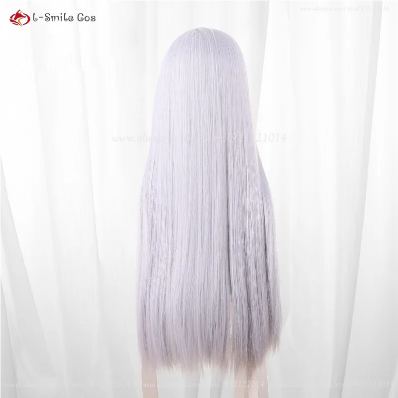 Frierenn Cosplay Perücke 65cm Silberweiß Synthetik Hitzebeständig Anime Halloween 44 Frierenn Cosplay Perücke 65cm Silberweiß Synthetik Hitzebeständig Anime Halloween 33