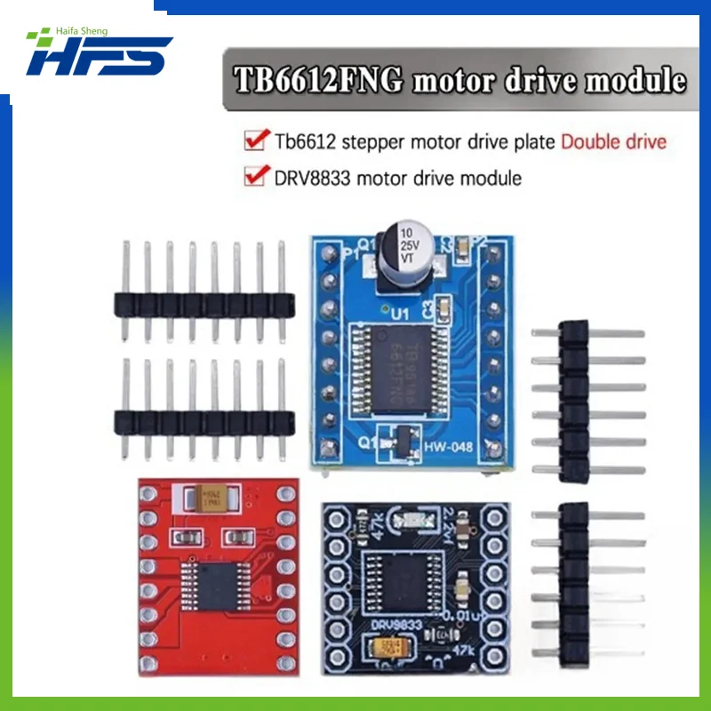 

TB6612 DRV8833 Dual Motor Driver 1A TB6612FNG for Arduino Microcontroller Better than L298N