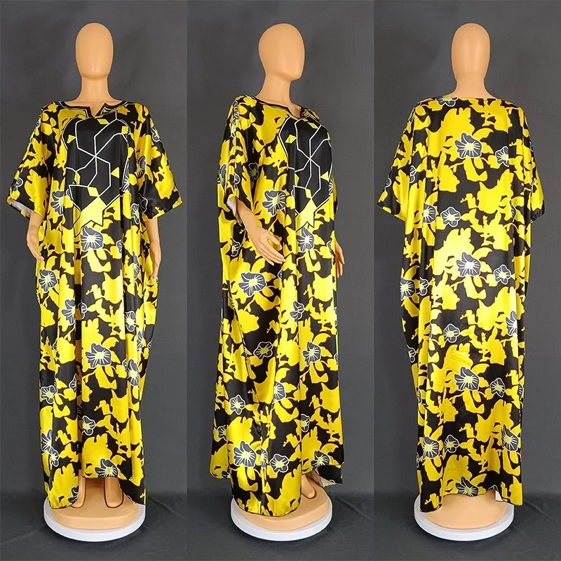 African Print Dresses for Women 2023 Traditional Nigeria Blue Yellow Caftan Loose Dress Abaya Musulman Robe Femme Africa Clothes
African Print Dresses for Women 2023 Traditional Nigeria Blue Yellow Caftan Loose Dress Abaya Musulman Robe Femme Africa Clothes