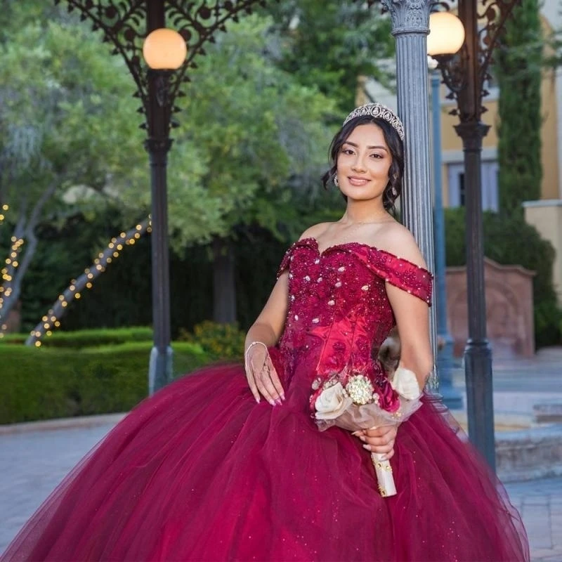 Princess Red Quinceanera Dress 2023 Long Puffy Skirt Ball Gown Prom Party Off Shoulder Sweet 15 16 Years Girl Birthday Pageant
Princess Red Quinceanera Dress 2023 Long Puffy Skirt Ball Gown Prom Party Off Shoulder Sweet 15 16 Years Girl Birthday Pageant