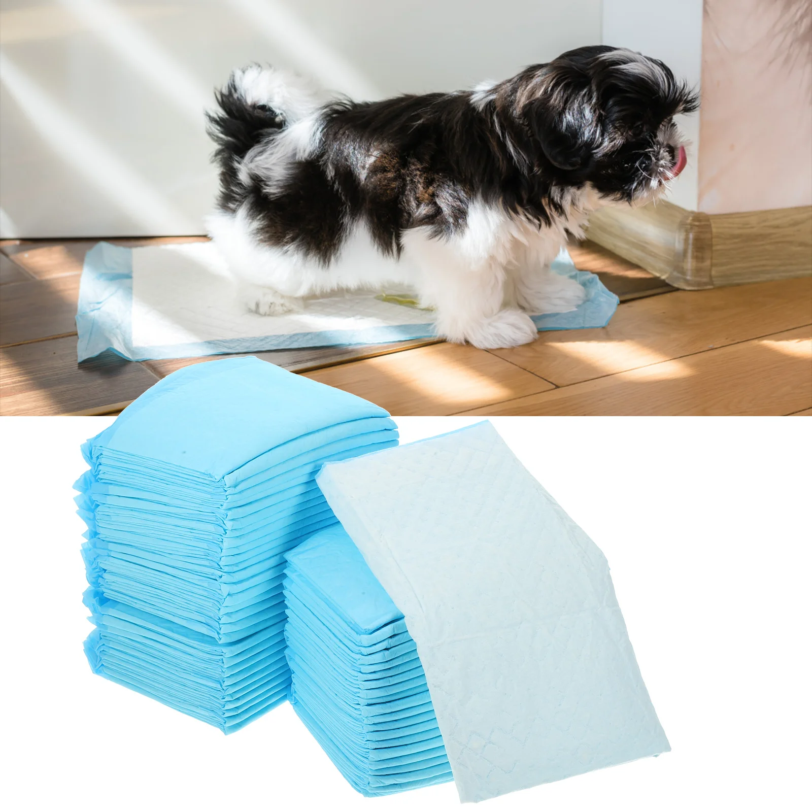 50/100pcs Pet Diaper Dog Training Pee Pads Super Absorbent Pet Training Dog Pee Pads Pet Dog Pee Mats Quick-Dry Surface Mat
50/100pcs Pet Diaper Dog Training Pee Pads Super Absorbent Pet Training Dog Pee Pads Pet Dog Pee Mats Quick-Dry Surface Mat