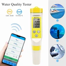 Blue Tooth-compatible Meter PH TEMP Water Quality Tester ATC Mobile APP Intelligent Control Detector 0.01 Laboratory Aquarium
Blue Tooth-compatible Meter PH TEMP Water Quality Tester ATC Mobile APP Intelligent Control Detector 0.01 Laboratory Aquarium