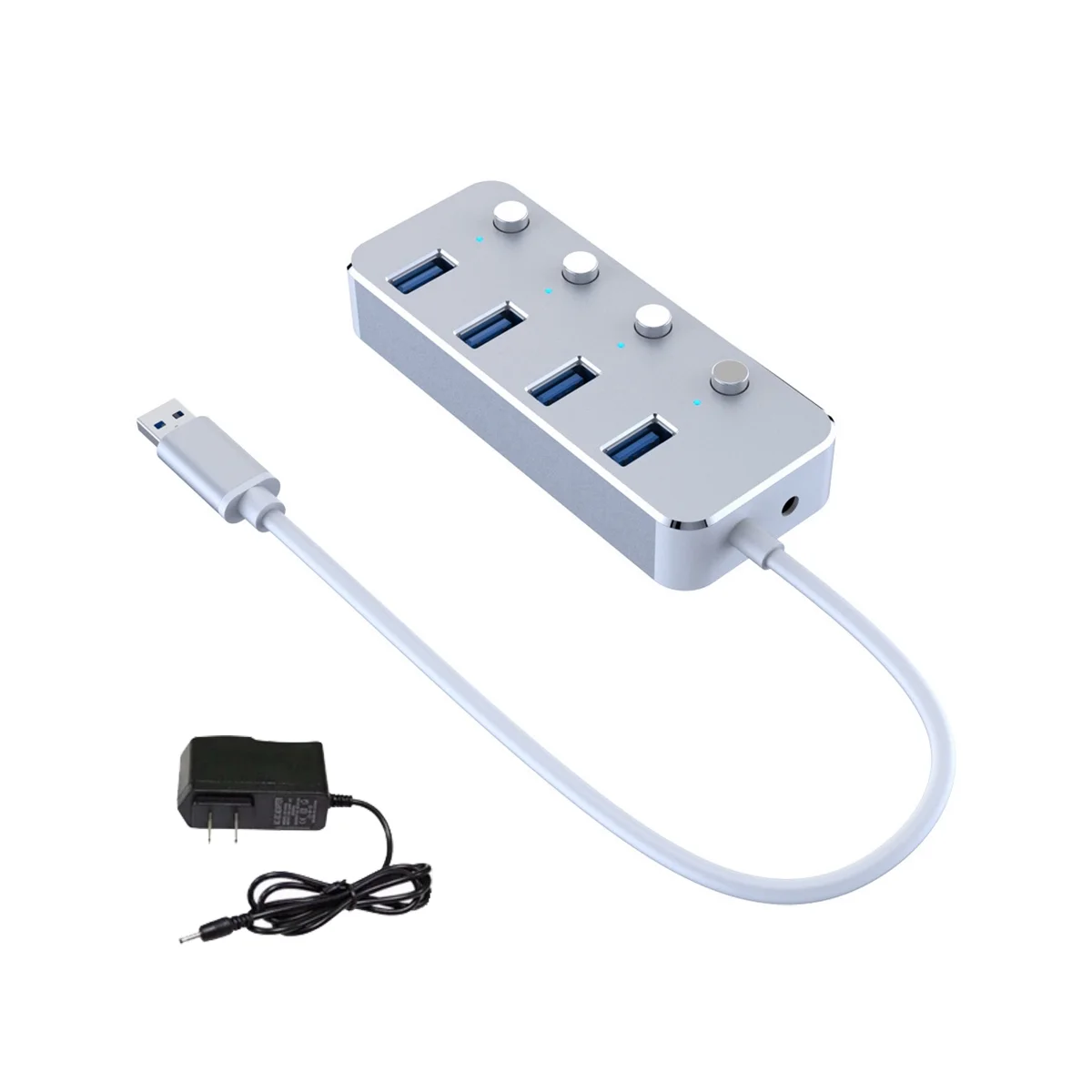 Адаптер питания USB 3,0, 4 порта, разветвитель из алюминиевого сплава, USB 1,2, мульти-разветвитель, переключатель м, кабельный концентратор, вилка стандарта США B
Адаптер питания USB 3,0, 4 порта, разветвитель из алюминиевого сплава, USB 1,2, мульти-разветвитель, переключатель м, кабельный концентратор, вилка стандарта США B