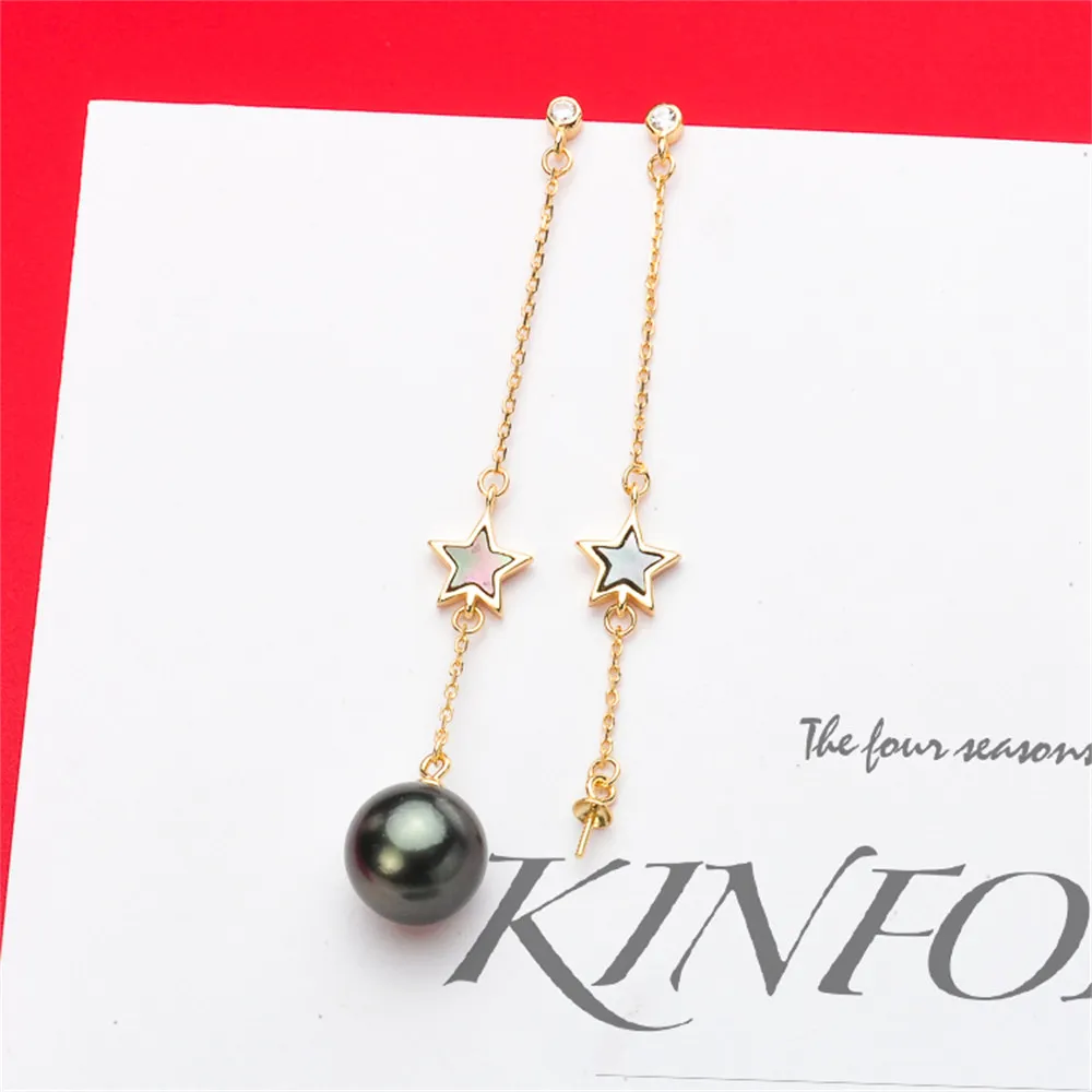 DIY Pearl Jade Accessories S925 Silver Exquisite Leaf Earrings with Empty Fit 8-12mm Beads
DIY Pearl Jade Accessories S925 Silver Exquisite Leaf Earrings with Empty Fit 8-12mm Beads