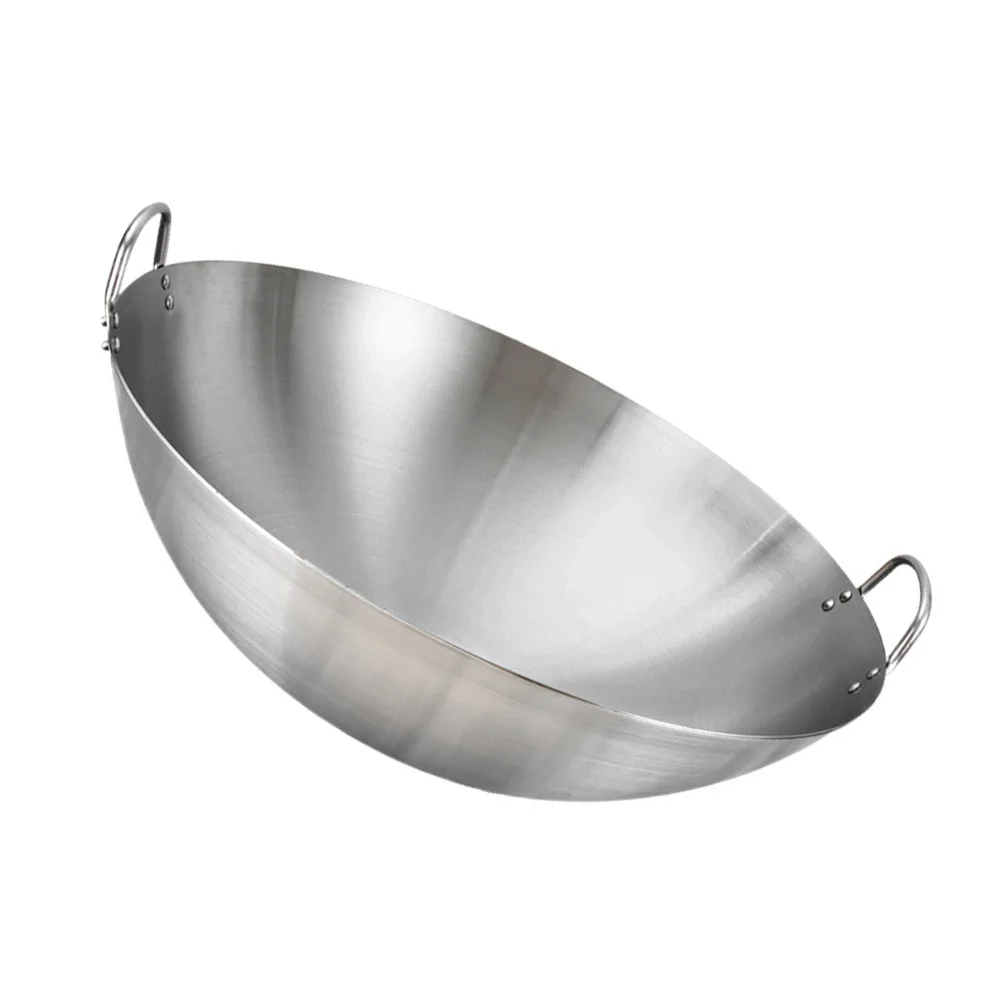 Stainless Steel Wok 32Cm Stir Fry Pan Chinese Wok Pan Binaural Wok Skillet Deep Frying Pan Shabu Hot Pot Dual Handle
Stainless Steel Wok 32Cm Stir Fry Pan Chinese Wok Pan Binaural Wok Skillet Deep Frying Pan Shabu Hot Pot Dual Handle